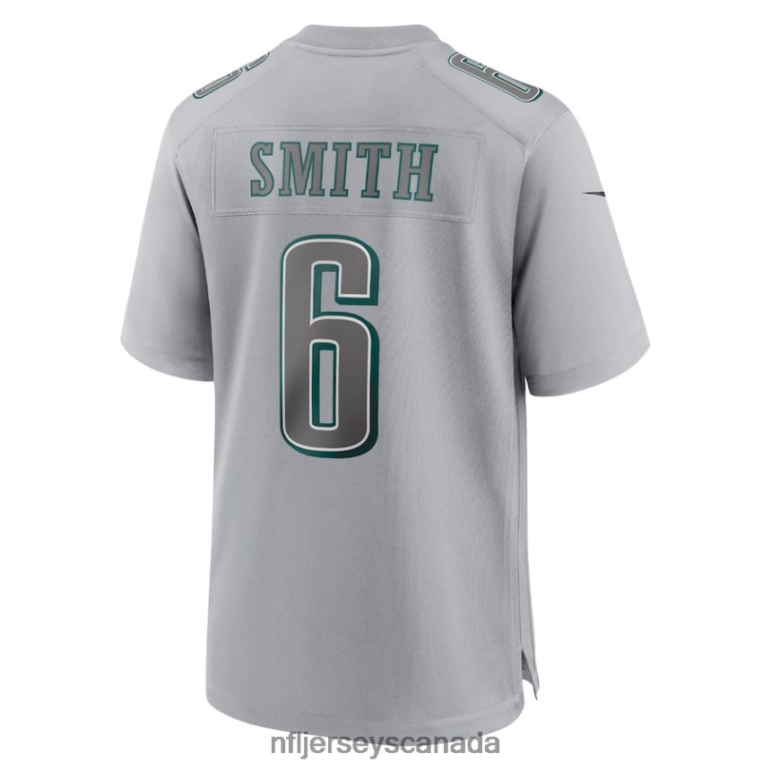 Men Philadelphia Eagles DeVonta Smith Nike Gray Atmosphere Fashion Game Jersey Clothing NFL TBXFR62629