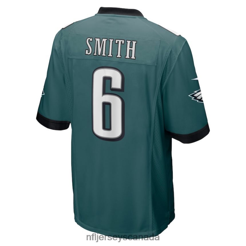 Men Philadelphia Eagles DeVonta Smith Nike Midnight Green Game Jersey Clothing NFL TBXFR6225