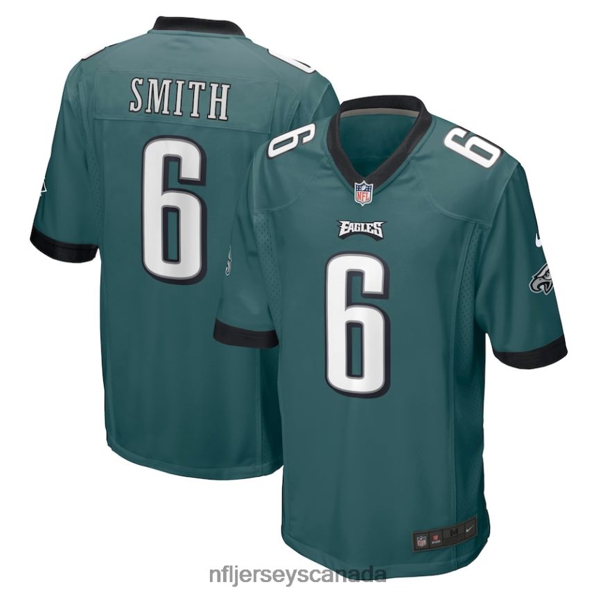 Men Philadelphia Eagles DeVonta Smith Nike Midnight Green Player Game Jersey Clothing NFL TBXFR6727