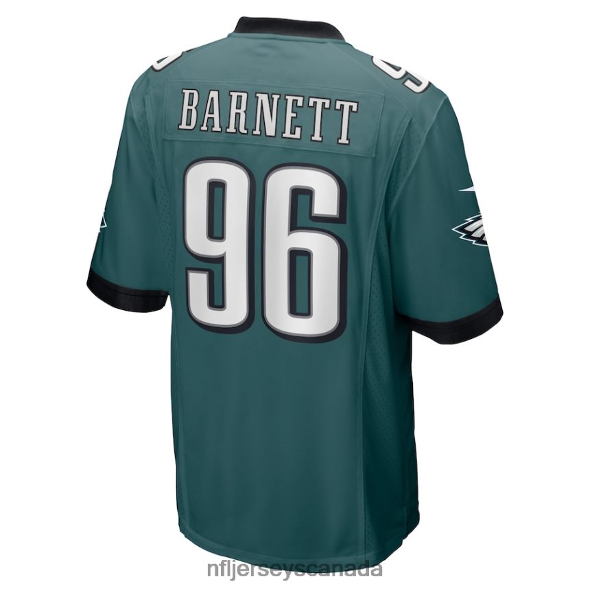 Men Philadelphia Eagles Derek Barnett Nike Midnight Green Game Jersey Clothing NFL TBXFR63656