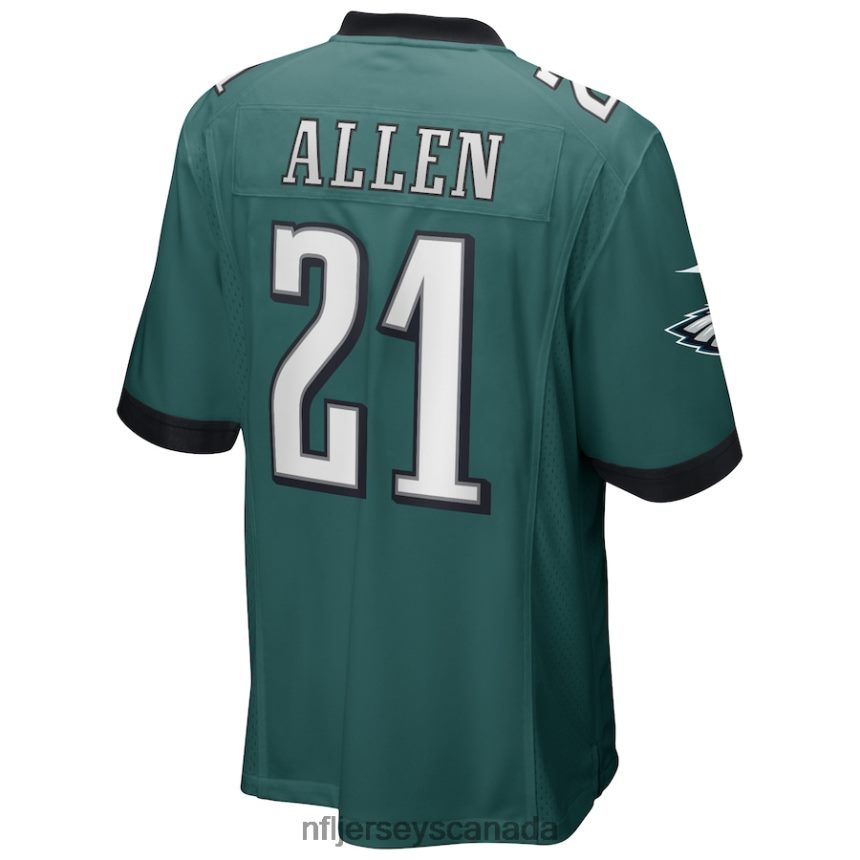Men Philadelphia Eagles Eric Allen Nike Midnight Green Game Retired Player Jersey Clothing NFL TBXFR65710