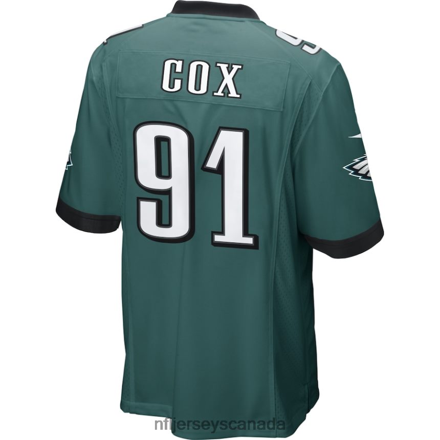 Men Philadelphia Eagles Fletcher Cox Nike Midnight Green Game Jersey Clothing NFL TBXFR6328
