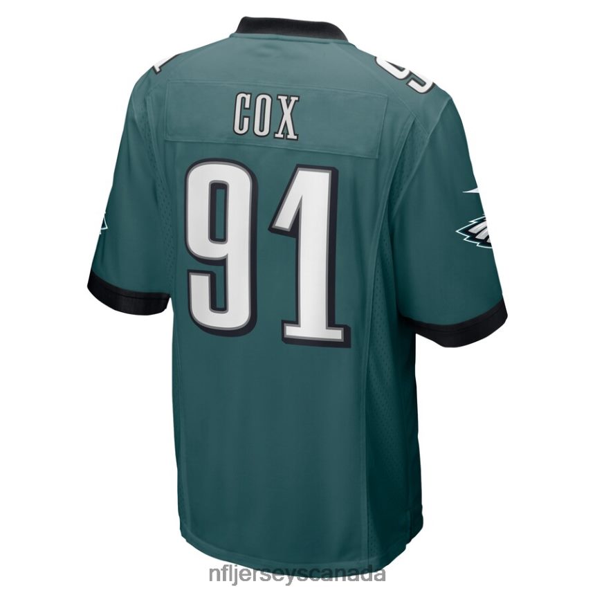Men Philadelphia Eagles Fletcher Cox Nike Midnight Green Super Bowl LVII Patch Game Jersey Clothing NFL TBXFR6565