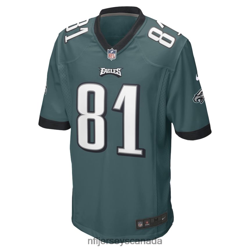 Men Philadelphia Eagles Grant Calcaterra Nike Midnight Green Game Player Jersey Clothing NFL TBXFR64974