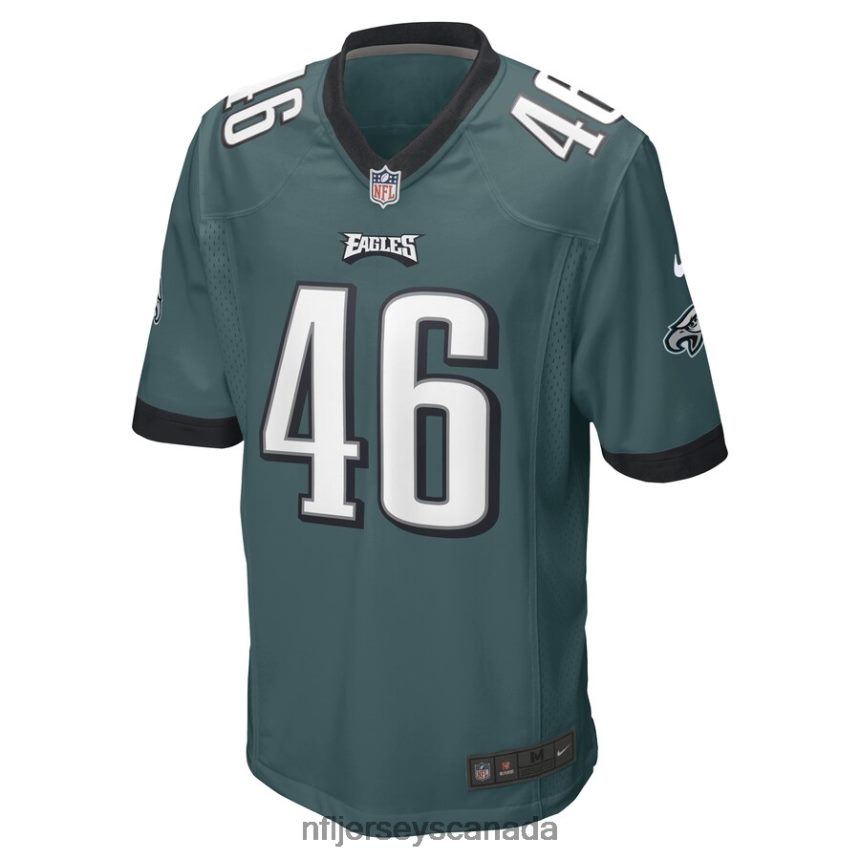 Men Philadelphia Eagles Jaeden Graham Nike Midnight Green Game Player Jersey Clothing NFL TBXFR66075