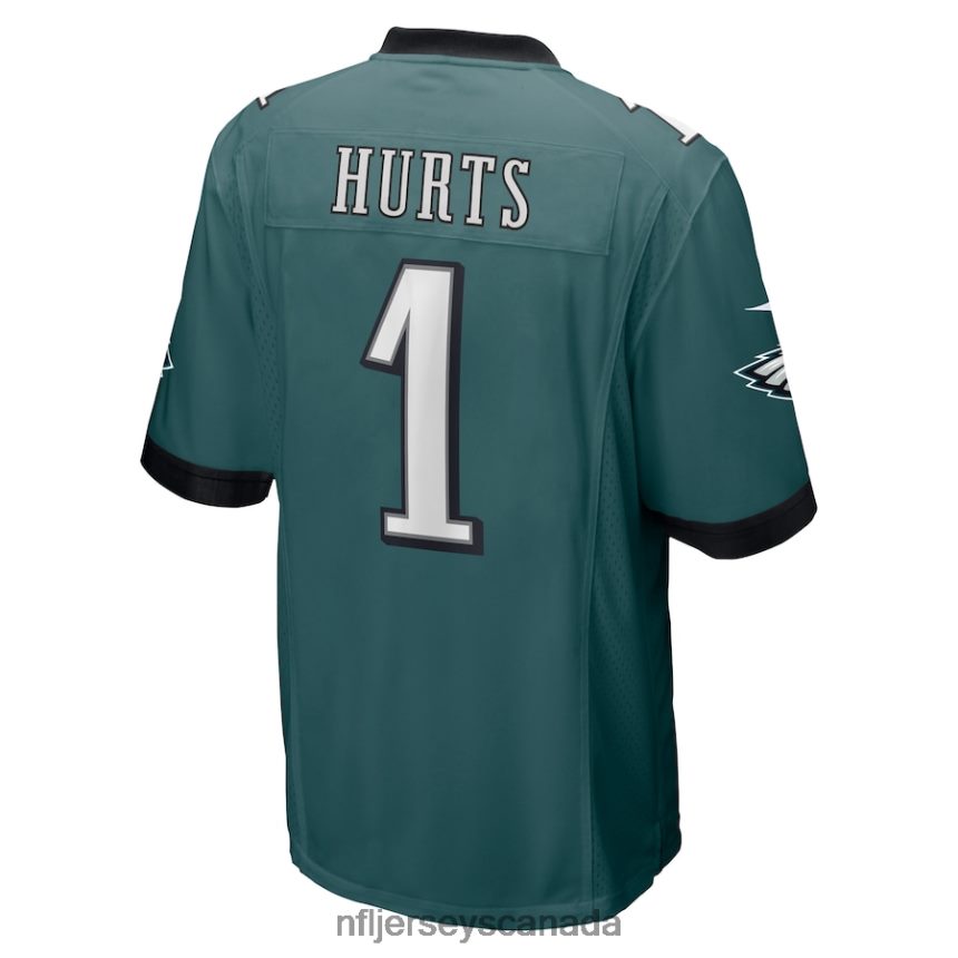 Men Philadelphia Eagles Jalen Hurts Nike Midnight Green Super Bowl LVII Patch Game Jersey Clothing NFL TBXFR67