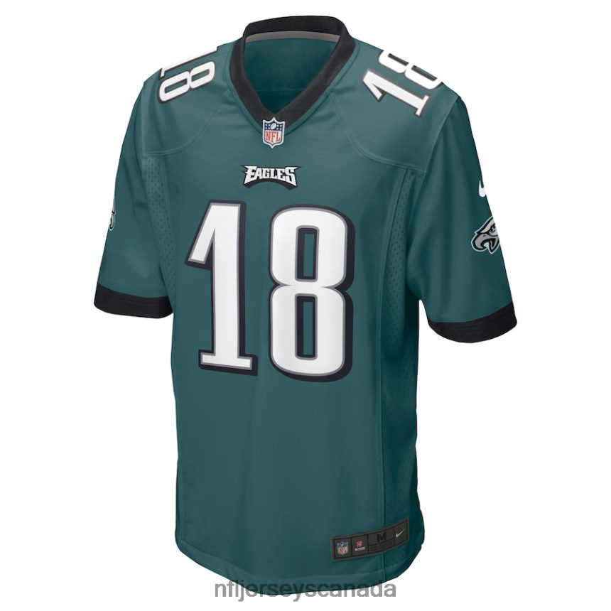 Men Philadelphia Eagles Jalen Reagor Nike Midnight Green Game Jersey Clothing NFL TBXFR62636