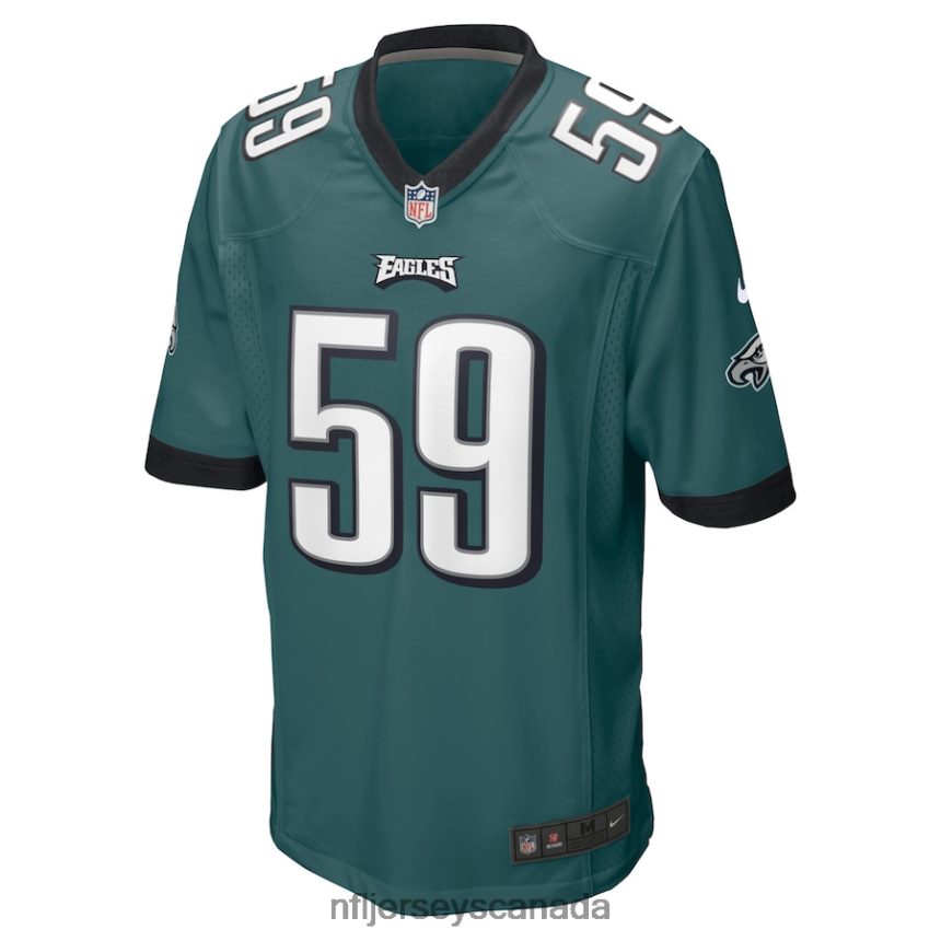 Men Philadelphia Eagles Janarius Robinson Nike Midnight Green Home Game Player Jersey Clothing NFL TBXFR63638