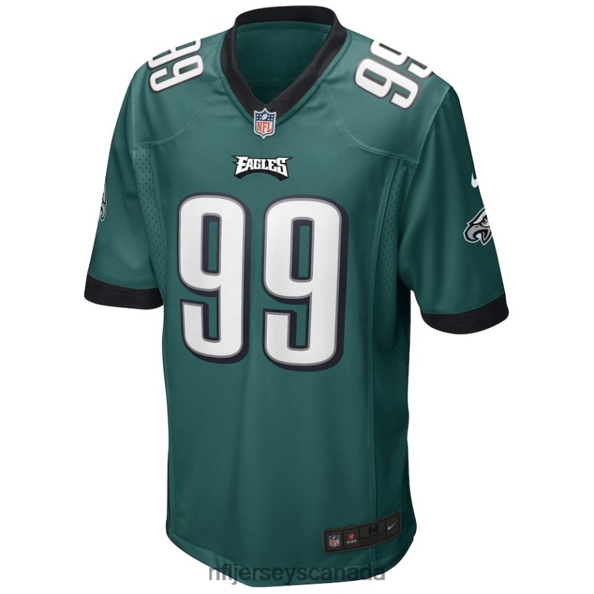 Men Philadelphia Eagles Jerome Brown Nike Midnight Green Game Retired Player Jersey Clothing NFL TBXFR62568