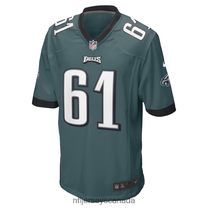 Men Philadelphia Eagles Josh Sills Nike Midnight Green Game Player Jersey Clothing NFL TBXFR64306