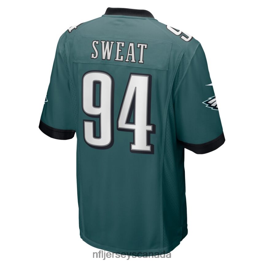 Men Philadelphia Eagles Josh Sweat Nike Midnight Green Super Bowl LVII Patch Game Jersey Clothing NFL TBXFR6707