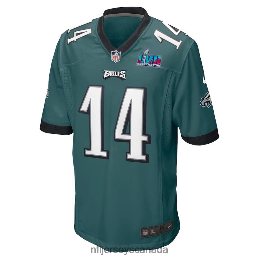 Men Philadelphia Eagles Kenneth Gainwell Nike Midnight Green Super Bowl LVII Patch Game Jersey Clothing NFL TBXFR6706