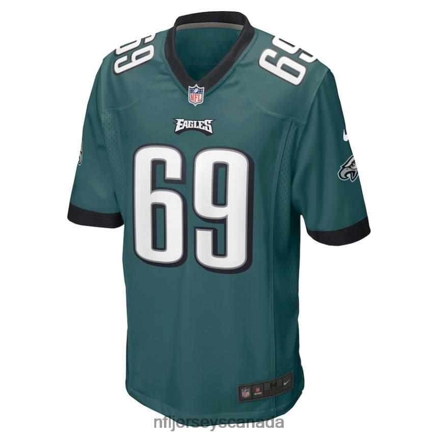 Men Philadelphia Eagles Landon Dickerson Nike Midnight Green Game Player Jersey Clothing NFL TBXFR61194
