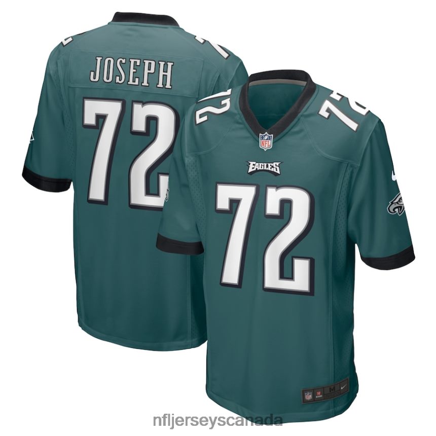 Men Philadelphia Eagles Linval Joseph Nike Midnight Green Game Player Jersey Clothing NFL TBXFR64547