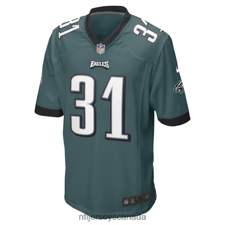 Men Philadelphia Eagles Mario Goodrich Nike Midnight Green Game Player Jersey Clothing NFL TBXFR66821