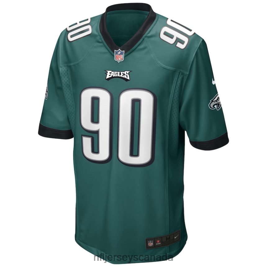 Men Philadelphia Eagles Mike Golic Nike Midnight Green Game Retired Player Jersey Clothing NFL TBXFR66816
