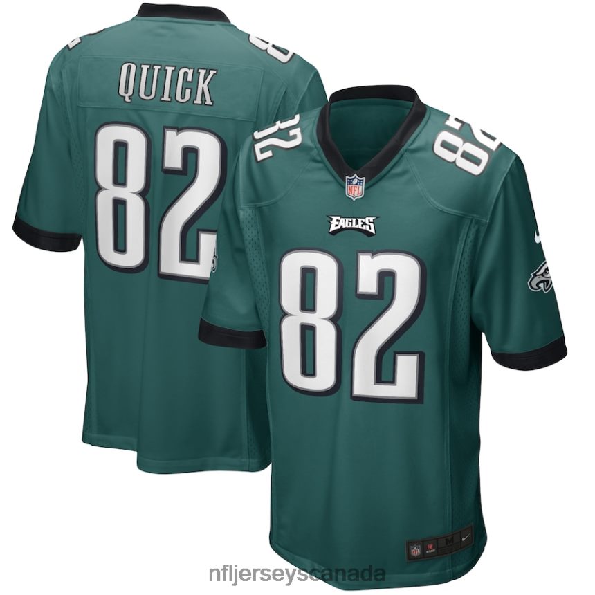 Men Philadelphia Eagles Mike Quick Nike Midnight Green Game Retired Player Jersey Clothing NFL TBXFR63237