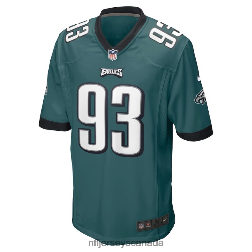 Men Philadelphia Eagles Milton Williams Nike Midnight Green Game Jersey Clothing NFL TBXFR64665