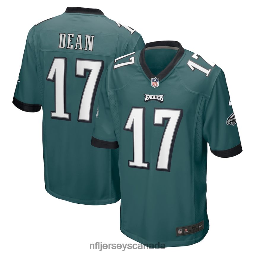 Men Philadelphia Eagles Nakobe Dean Nike Green Player Game Jersey Clothing NFL TBXFR61640