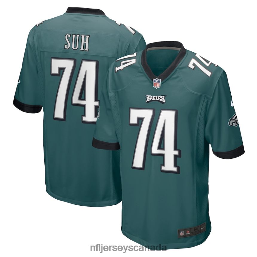 Men Philadelphia Eagles Ndamukong Suh Nike Midnight Green Game Player Jersey Clothing NFL TBXFR61843