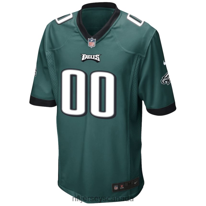 Men Philadelphia Eagles Nike Midnight Green Custom Game Jersey Clothing NFL TBXFR613
