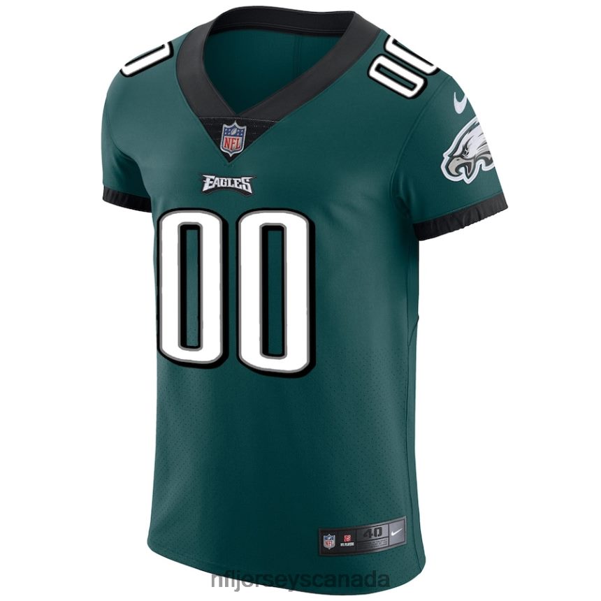Men Philadelphia Eagles Nike Midnight Green Vapor Untouchable Custom Elite Jersey Clothing NFL TBXFR6154