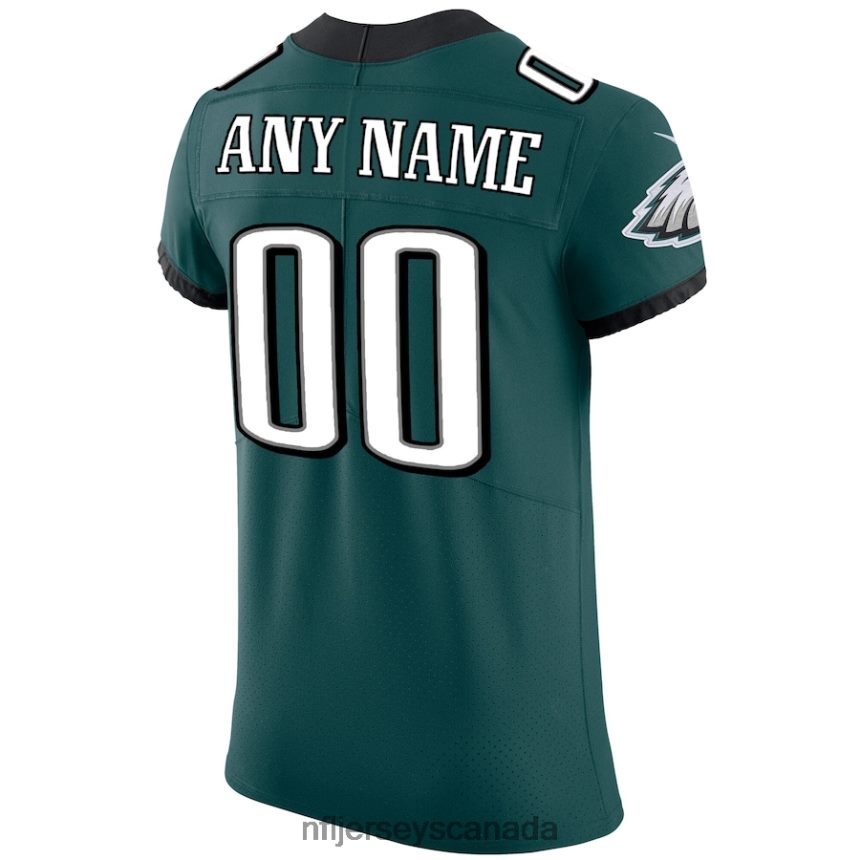 Men Philadelphia Eagles Nike Midnight Green Vapor Untouchable Custom Elite Jersey Clothing NFL TBXFR6154