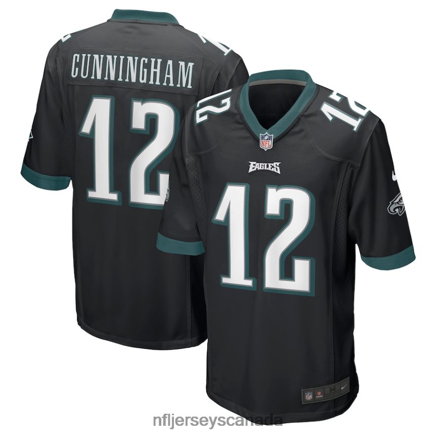 Men Philadelphia Eagles Randall Cunningham Nike Black Retired Player Alternate Game Jersey Clothing NFL TBXFR61092