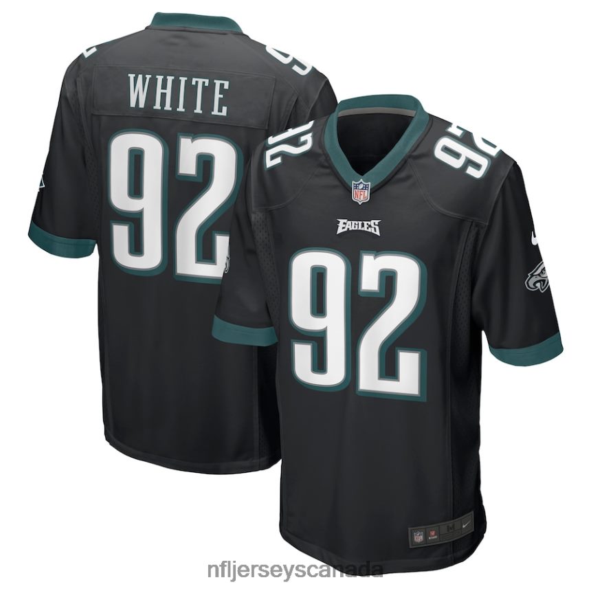 Men Philadelphia Eagles Reggie White Nike Black Retired Player Alternate Game Jersey Clothing NFL TBXFR63164