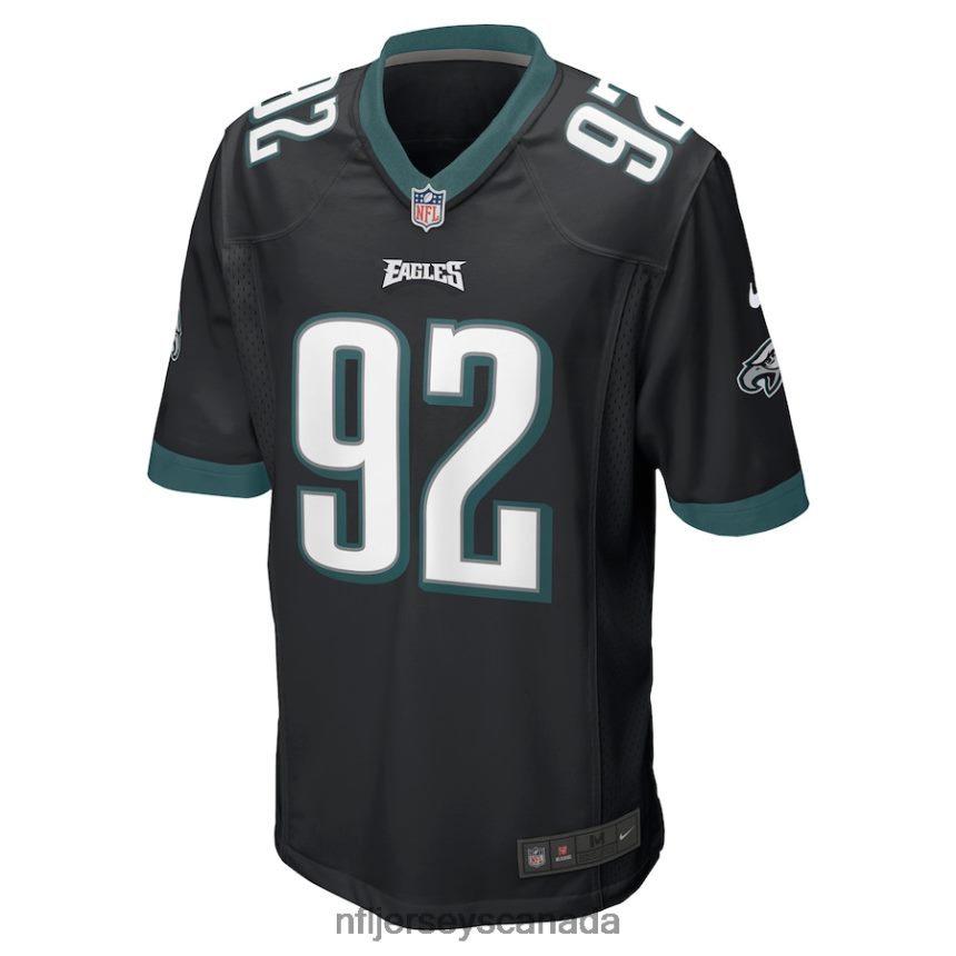 Men Philadelphia Eagles Reggie White Nike Black Retired Player Alternate Game Jersey Clothing NFL TBXFR63164