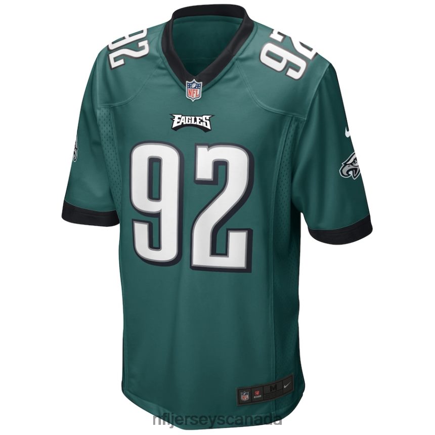 Men Philadelphia Eagles Reggie White Nike Midnight Green Game Retired Player Jersey Clothing NFL TBXFR6673