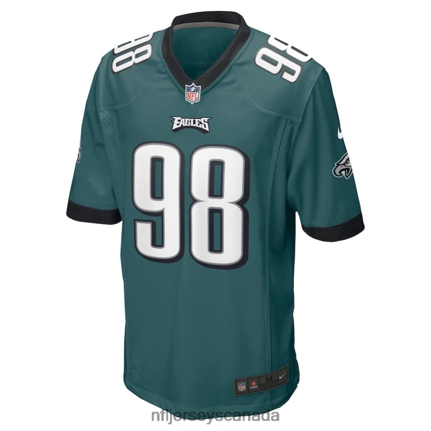 Men Philadelphia Eagles Robert Quinn Nike Midnight Green Game Player Jersey Clothing NFL TBXFR63258