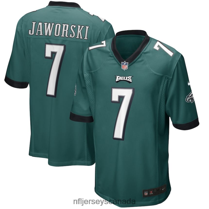 Men Philadelphia Eagles Ron Jaworski Nike Midnight Green Game Retired Player Jersey Clothing NFL TBXFR62138