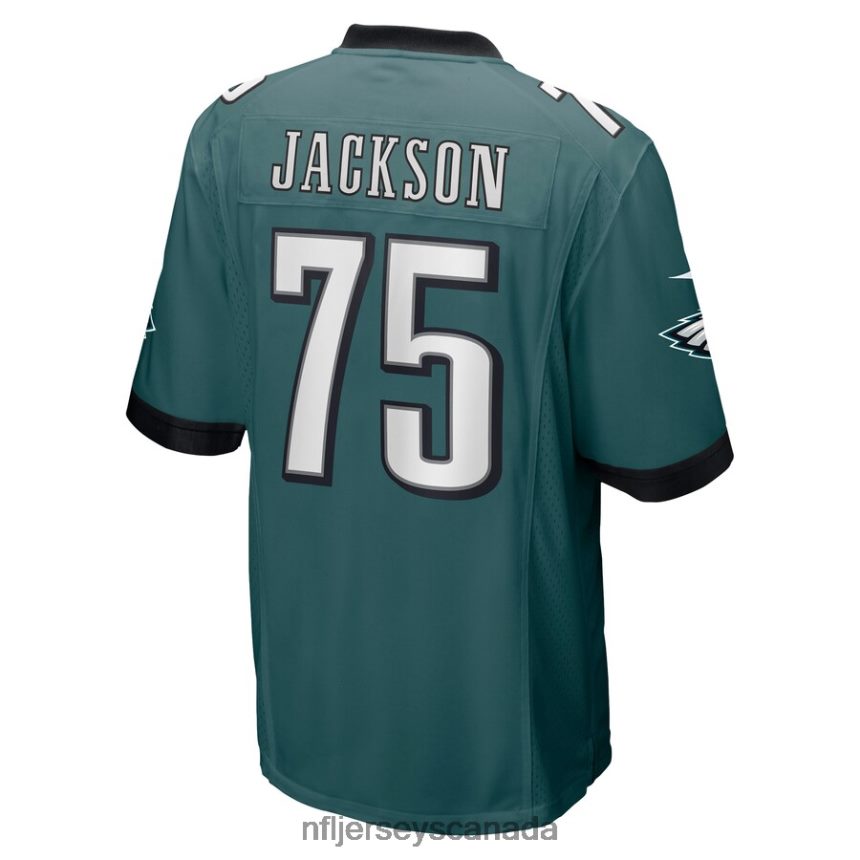 Men Philadelphia Eagles Tarron Jackson Nike Midnight Green Game Jersey Clothing NFL TBXFR64420