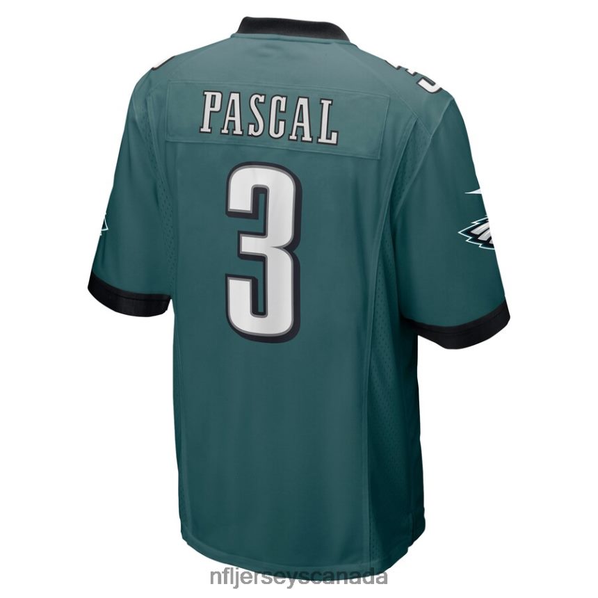 Men Philadelphia Eagles Zach Pascal Nike Green Game Jersey Clothing NFL TBXFR64399