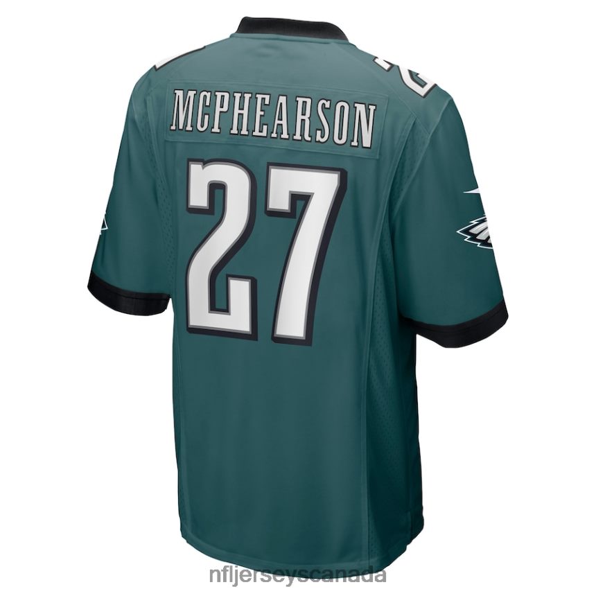 Men Philadelphia Eagles Zech McPhearson Nike Midnight Green Game Jersey Clothing NFL TBXFR65923