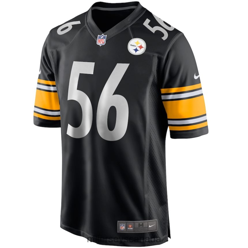Men Pittsburgh Steelers Alex Highsmith Nike Black Game Jersey Clothing NFL TBXFR61693