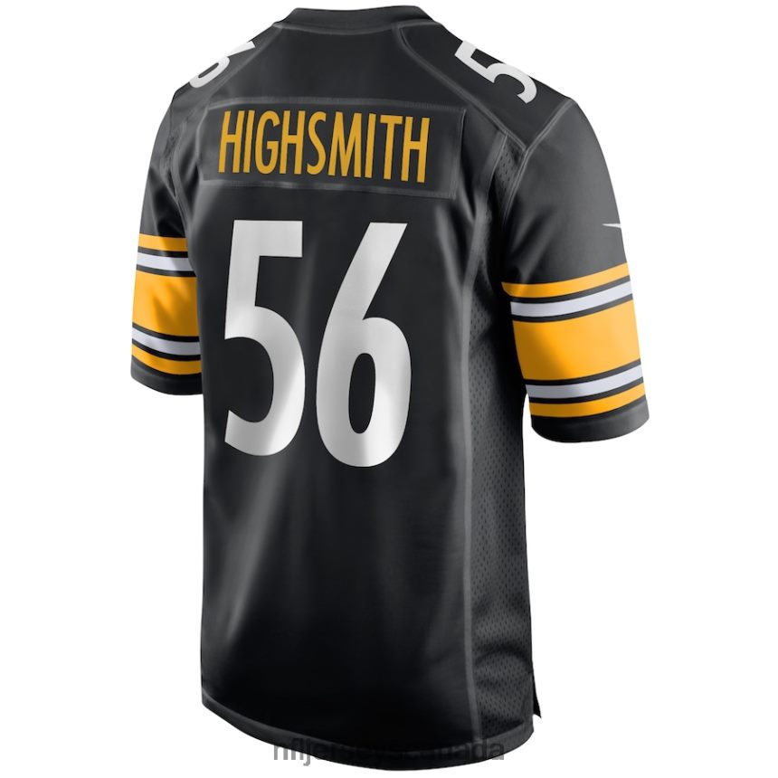 Men Pittsburgh Steelers Alex Highsmith Nike Black Game Jersey Clothing NFL TBXFR61693