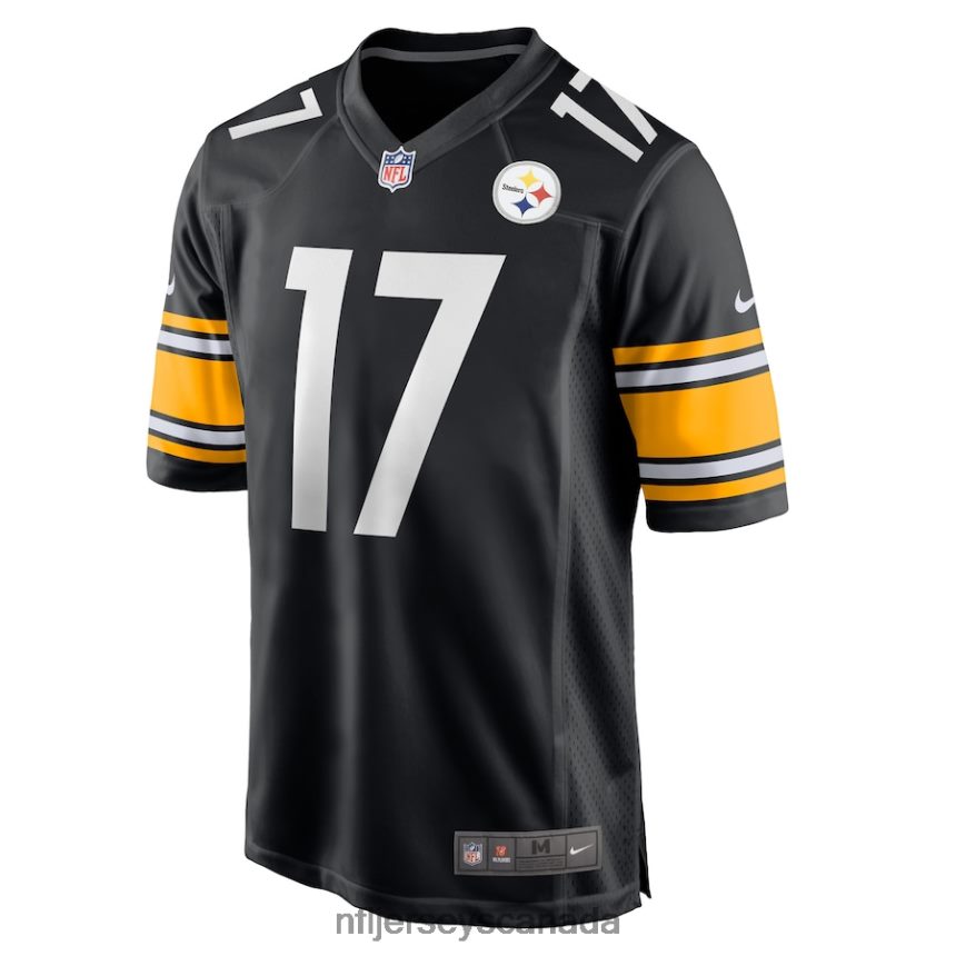 Men Pittsburgh Steelers Anthony Miller Nike Black Game Jersey Clothing NFL TBXFR64289