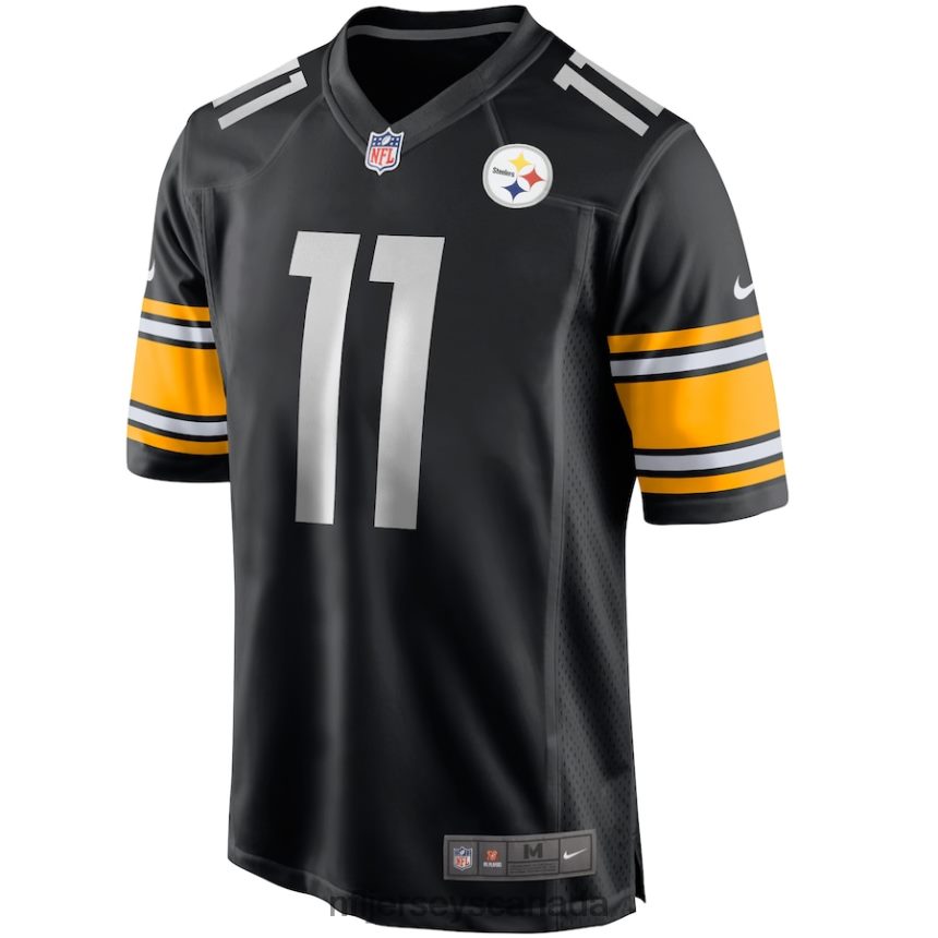 Men Pittsburgh Steelers Chase Claypool Nike Black Player Game Jersey Clothing NFL TBXFR61421