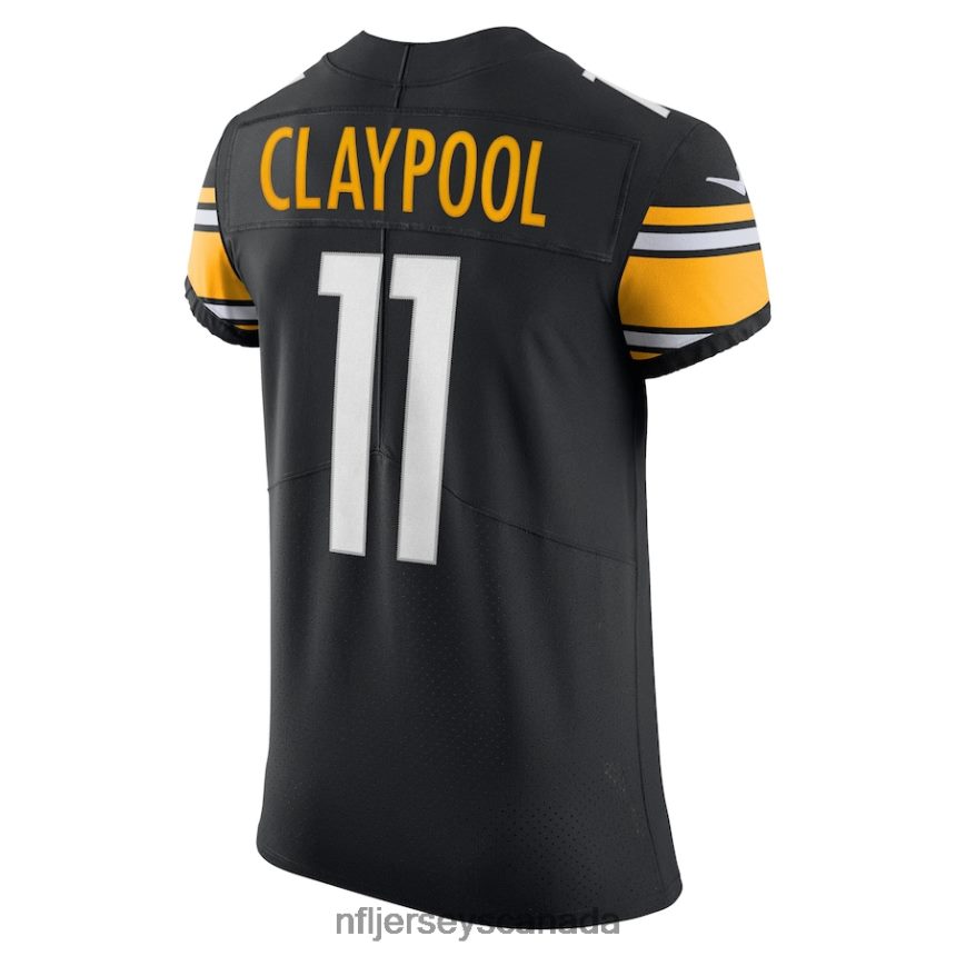 Men Pittsburgh Steelers Chase Claypool Nike Black Vapor Elite Player Jersey Clothing NFL TBXFR62344