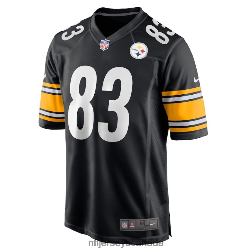 Men Pittsburgh Steelers Connor Heyward Nike Black Game Player Jersey Clothing NFL TBXFR63240