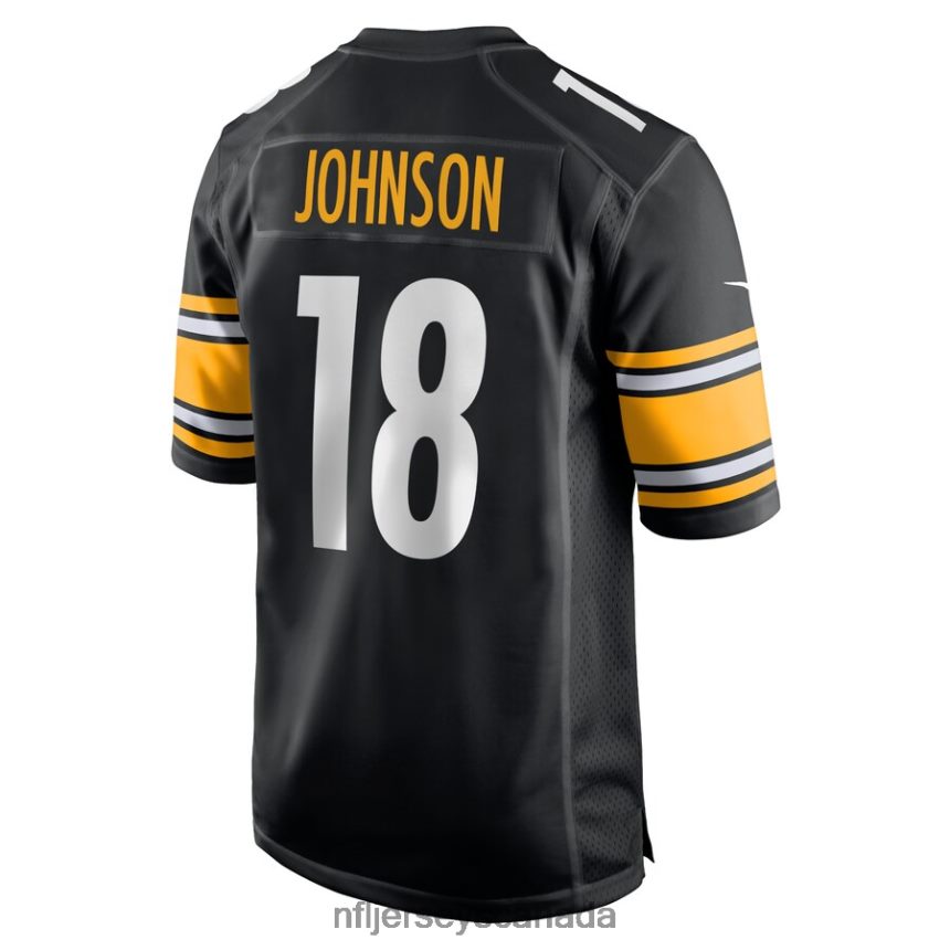 Men Pittsburgh Steelers Diontae Johnson Nike Black Game Team Jersey Clothing NFL TBXFR65353