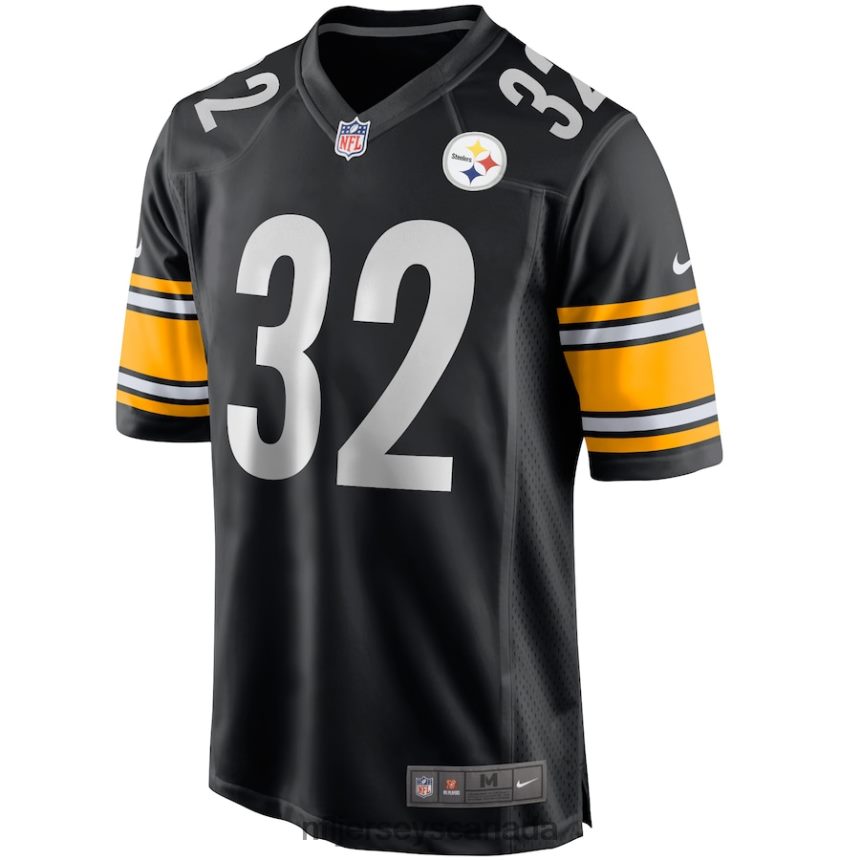 Men Pittsburgh Steelers Franco Harris Nike Black Game Retired Player Jersey Clothing NFL TBXFR6140