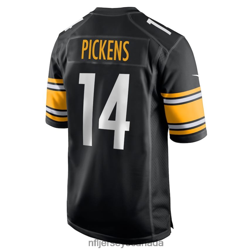 Men Pittsburgh Steelers George Pickens Nike Black Game Player Jersey Clothing NFL TBXFR6135