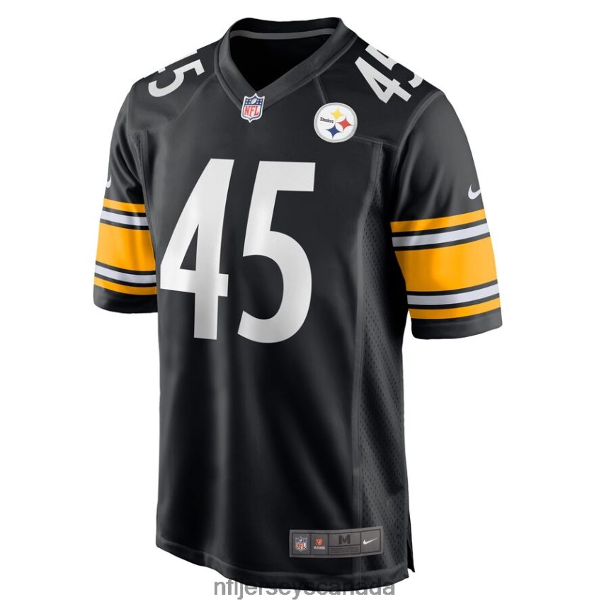 Men Pittsburgh Steelers Hamilcar Rashed Jr Nike Black Game Player Jersey Clothing NFL TBXFR66318