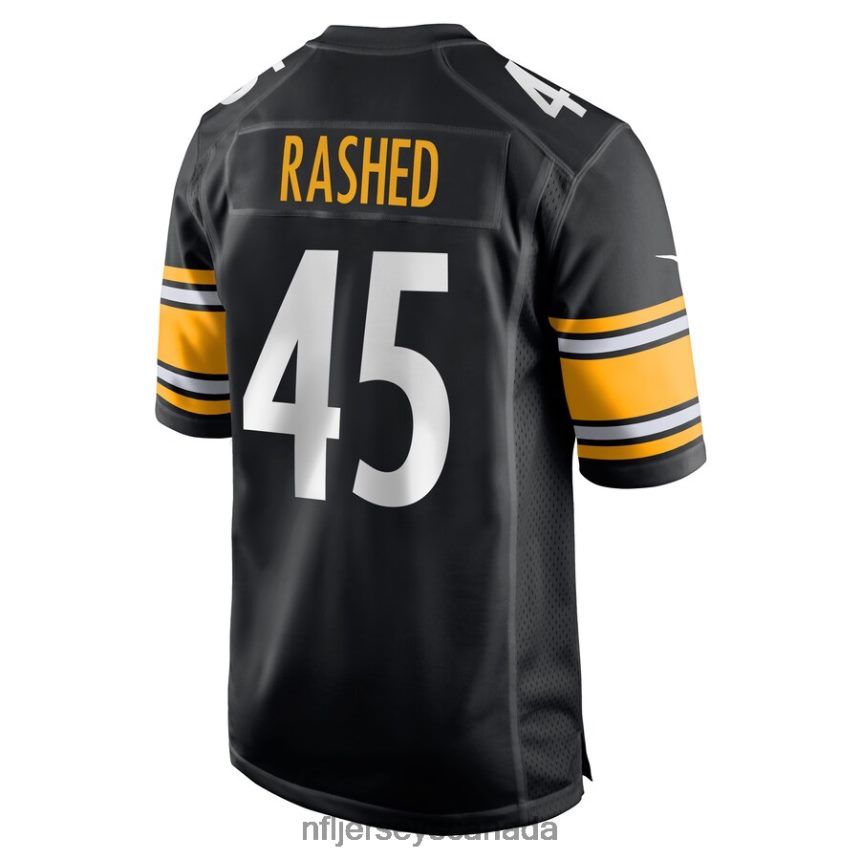 Men Pittsburgh Steelers Hamilcar Rashed Jr Nike Black Game Player Jersey Clothing NFL TBXFR66318