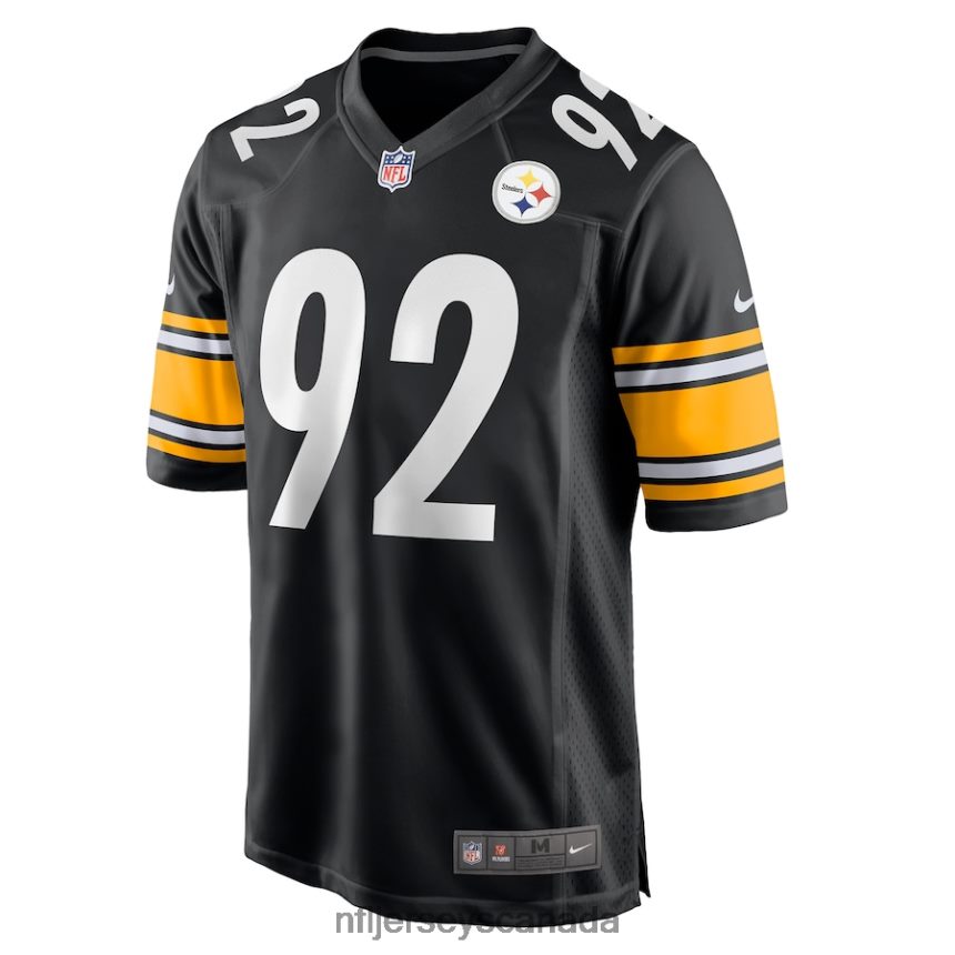 Men Pittsburgh Steelers Isaiahh Loudermilk Nike Black Game Jersey Clothing NFL TBXFR65928