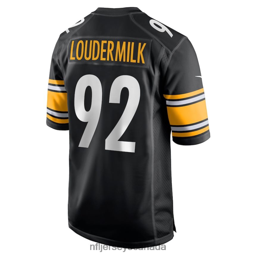 Men Pittsburgh Steelers Isaiahh Loudermilk Nike Black Game Jersey Clothing NFL TBXFR65928
