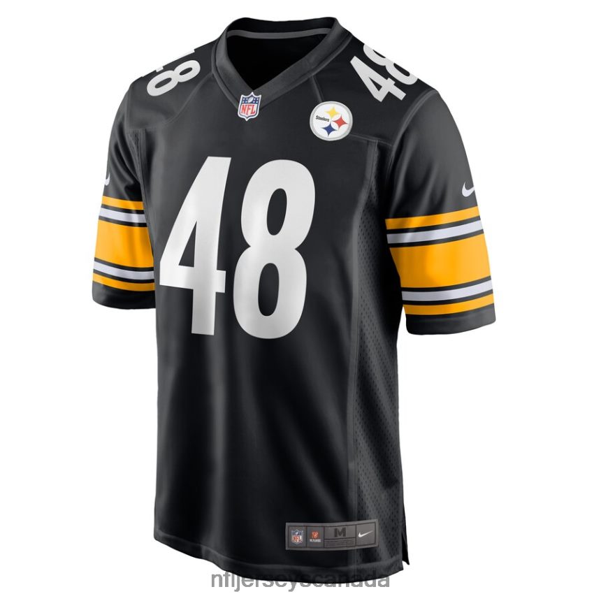 Men Pittsburgh Steelers Jamir Jones Nike Black Team Game Player Jersey Clothing NFL TBXFR65887